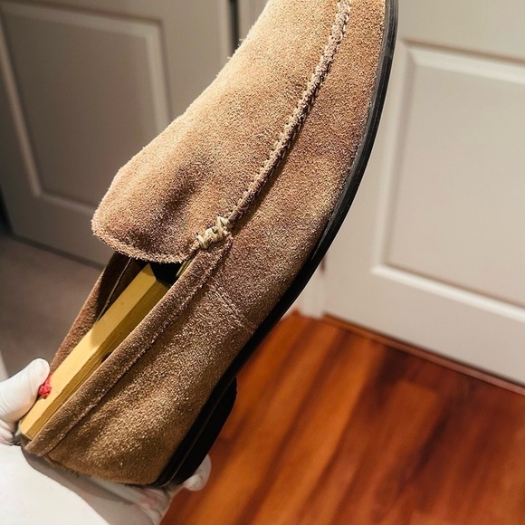 Marc Anthony Tan Suede Leather Loafers. - Picture 13 of 15